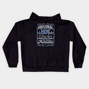 Original All-American Made In 1976 Perfectly Aged Kids Hoodie